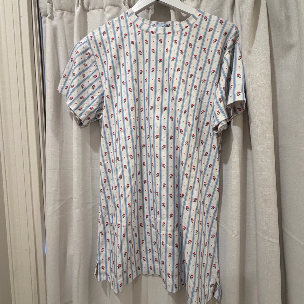Hill House - Nightgown - Floral Stripe